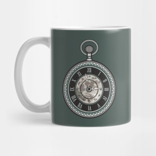 Vintage Pocket Watch | Victorian Watch | Vintage Moon Mug